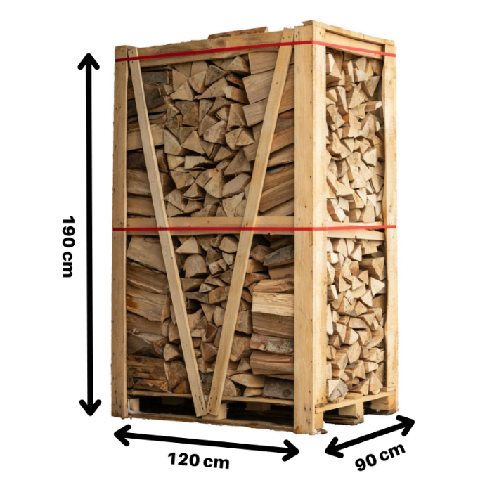 Bois de chauffage 100% Hêtre, L.33cm, 3 stères